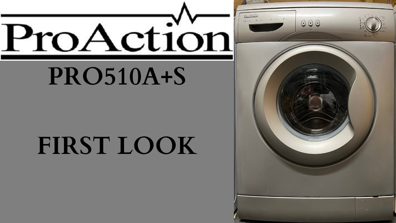 ProAction PRO510A+S Washing Machine - First Look - YouTube