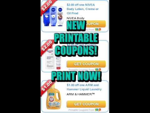 Hot New Printable Coupons:  Arm & Hammer, Nivea & Eucerin!  Print yours now…