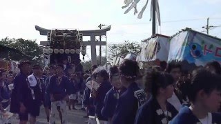 20150920 10030やわたんまち２日目神明町『ピットコ』にて参道を行く