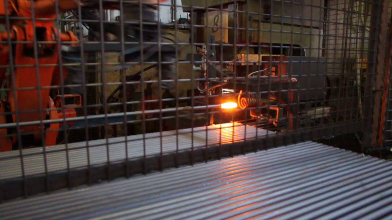 Роботизированная работа по изготовлению ковки на заводе EUROFER