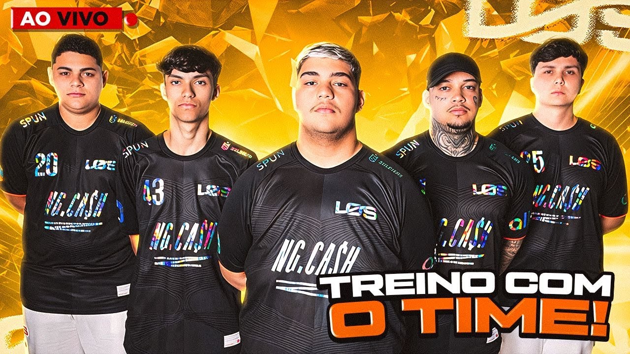 LOS REKKON 🧡 FREE FIRE - AO VIVO 🧡 TREINO COM O TIME 🧡 