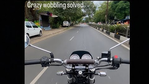Wobbling issue on Interceptor 650/Gt650 demo and solved 🔥 || scary problem.