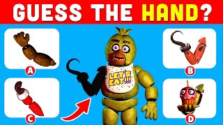 Guess The FNAF Character by Their Hand - Fnaf Quiz | Five Nights At Freddys