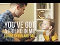 You've Got a Friend in Me (Toy Story Song) - 3-Year-Old Claire Ryann and Dad