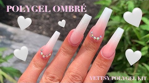 How to Ombré with Polygel! | Vettsy Polygel Kit | Safiya Jordan