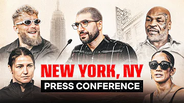 Netflix and MVP Present: Paul vs. Tyson & Taylor vs. Serrano Press Tour - Part I