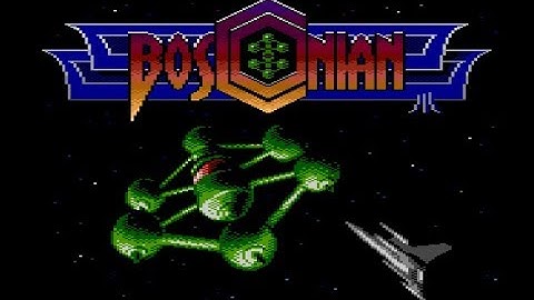 Bosconian for Atari 8-bit computers - final version