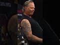 JAMES HETFIELD REACTION WHEN HE MAKES A MISTAKE DURING PRACTICE #METALLICA  #shorts