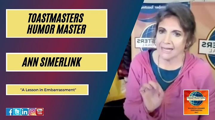 Toastmasters Humor Master - Ann Simerlink - "A Les...
