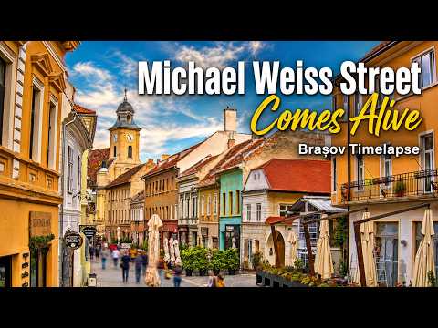 Michael Weiss Street Comes Alive | Brașov Timelapse