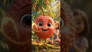 MAGICAL AI LITCHI VIDEO 🍒 | Cinematic 3D Lychee Animation | Viral AI Shorts 😱👈🏻