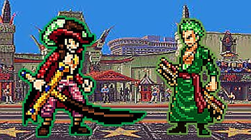 ZORO VS MIHAWK | GAME JUMP FORCE MUGEN V7 PC | Full 578 Characters