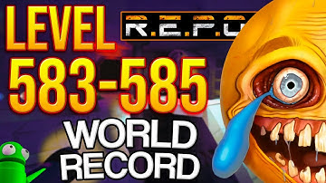 R.E.P.O. Solo World Record Level 583-585 | GAMBIT ALMOST KILLED ME!💀