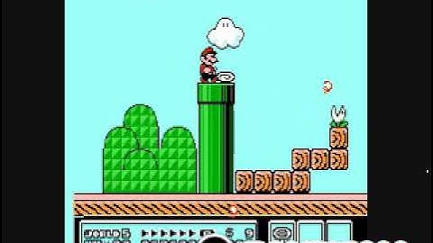 Ultimate Super Mario Bros 3. Last stage of world 4. World 5 part 1