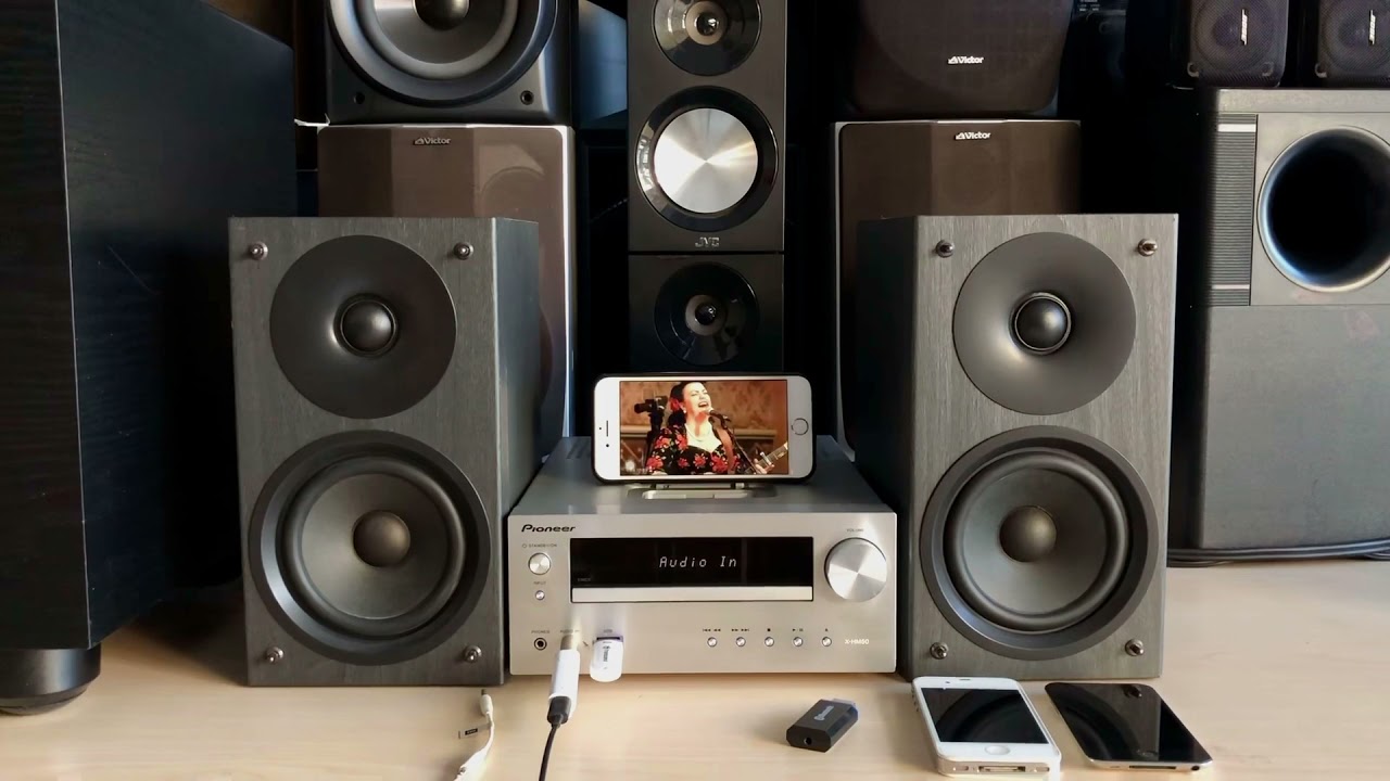 PIONEER MODEL X-HM50-S.Component CD USB iPod Radio Audio-in & Line