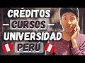 QUÉ son y CÓMO funcionan los CRÉDITOS UNIVERSITARIOS - BÁSICO | PERÚ - PARTE 3