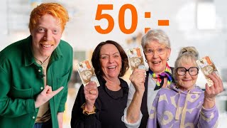 3 pensionärer får 50 kr - vem gör godast måltid?