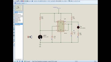 LDR Simulation Using Proteus