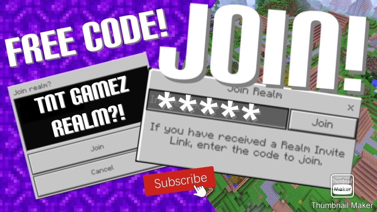 JOIN MY FREE MINECRAFT REALM *1.19* 2022! (PS4, XBOX, PC, MCPE, public