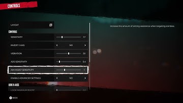 How to adjust Aim Assist Sensitivity in Dead Island 2 | Control Settings Dead Island 2