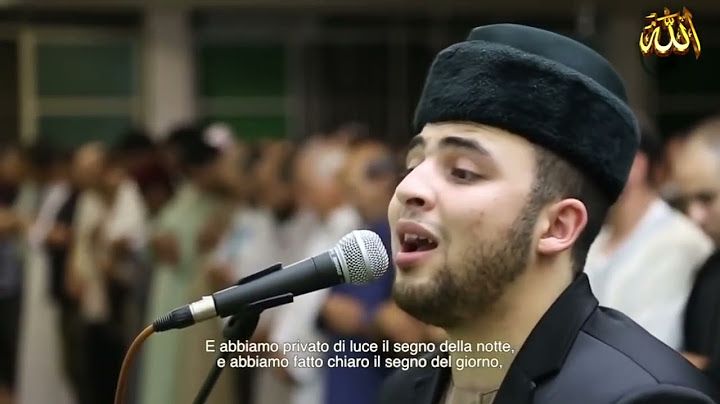 Quran beautifully recited by Italian Imam