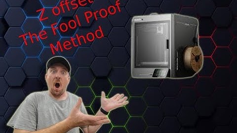 Elegoo Centauri Carbon Z Offset  How To Fix It