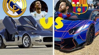 Barcelona vs real madrid players supercars are delight to watch.they
have some amazing car collection which will create great
hype.messi,ronaldo,bale and ben...