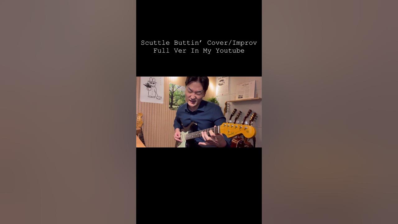 Scuttle Buttin' - Stevie Ray Vaughan [Full cover/Improv] #shorts