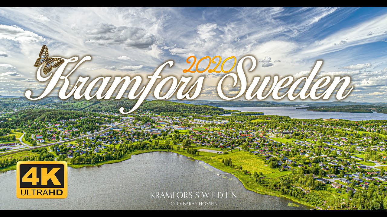Kramfors in Sweden drone 4K 2020|Kramfors kommun|Kramfors 2020-long version