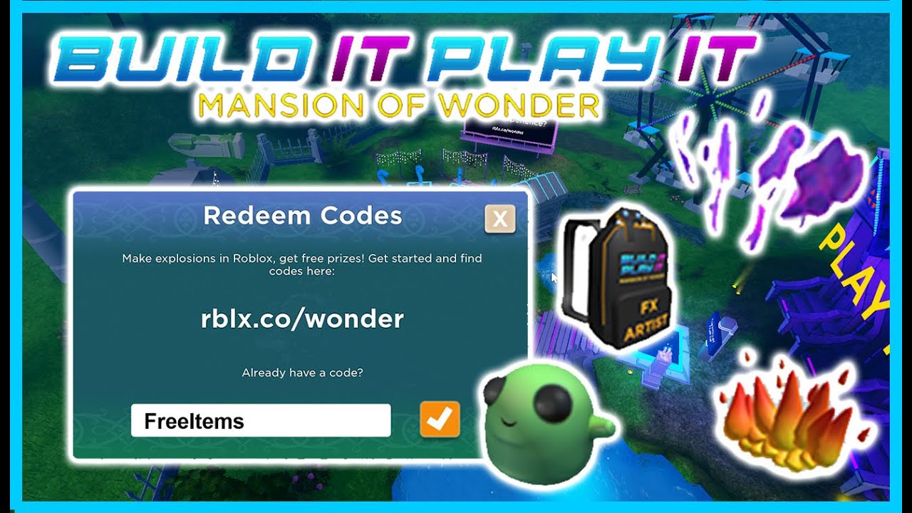 Roblox Mansion of Wonder codes (May 2022): Free accessories