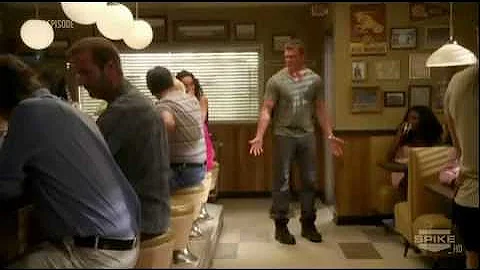 Thad Castle freaking out at the Diner