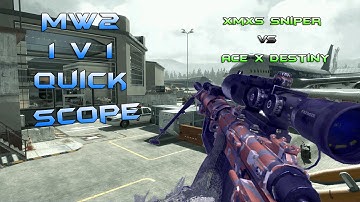 MW2 AMAZING 1V1 RUST QS WITH STYLE!