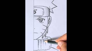 Easy Naruto Drawing #drawing #drawingtutorial #pencilsketch #shorts #art #satisfying #animedrawing