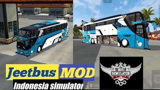 Indonesia simulator bussed  jeetbus MOD tutorial drive