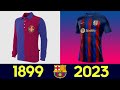 バルセロナ ユニフォームの歴史 2022 | FCバルセロナサッカーキットの進化 22/23 | 歴史上のすべてのFCバルセロナサッカージャージ 2022-23 | FCバルセロナのユニフォームの歴史