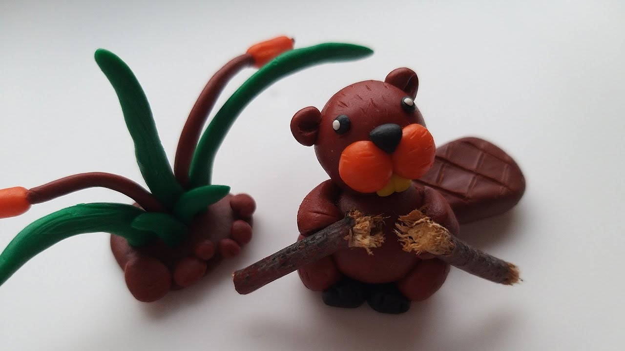🌳Cake/Fondant Topper Beaver YouTube