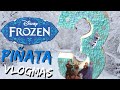 Frozen Elsa  piñata VLOGMAS Day16| piñata numero 3 de frozen