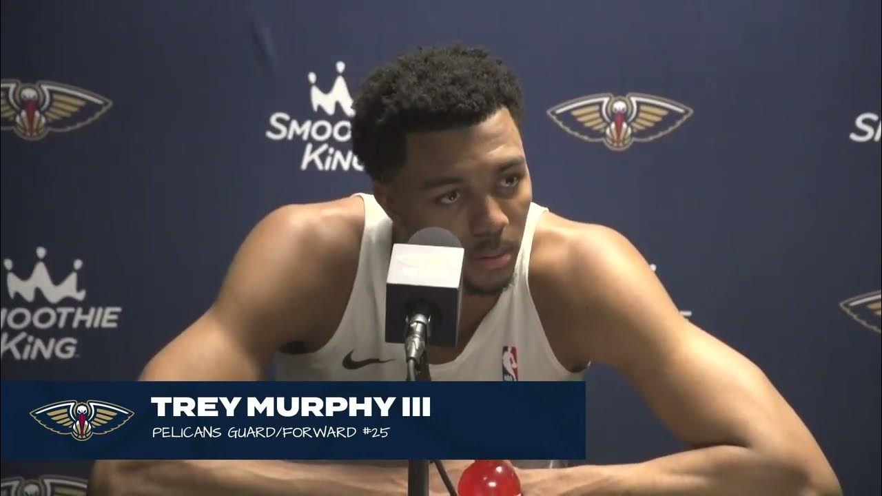 Trey Murphy III talks Herb Jones, Win PelicansClippers Postgame 2/7/24 YouTube