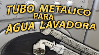 CAMBIA TUBOS LAVADORA POR METALICOS evita fugas by Como Lo arreglo 485 views 10 months ago 7 minutes, 32 seconds