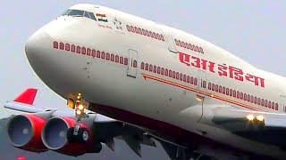 AIR INDIA ONE Boeing 747 Takeoff at Melbourne Airport with President Ram Nath Kovind ONBOARD!