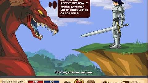 Dragonfable Warrior Walkthrough Part 1