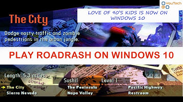 Play Roadrash game on Windows 10 | 90