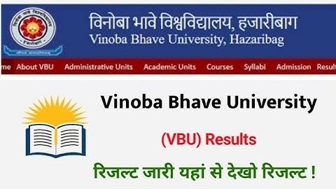 #VBU#RESULT#SEM-6 SESSION 2019-22