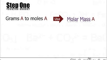 3 Step Stoichiometry Problems Part 1