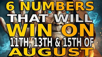 6 LUCKY NUMBERS to Hit The Jackpot 💰 on August , 9th, 11th & 13th 2025! Buddhist Teachings