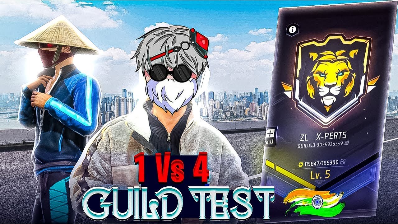FF LIVE GUILD TEST 1 VS 2 | FREE FIRE LIVE GUILD TEST | LIVE GUILD ...
