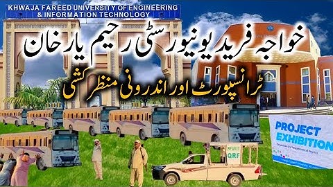 KFUEIT Transport Problem and kfueit Interior view  | KFUEIT insider | Kfueit project exhibition