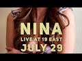 Nina live at 19 East
