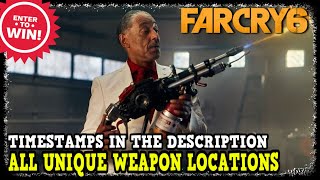 All Unique Weapon Locations in Far Cry 6 (Armed to the Teeth Trophy / Achievement Guide)