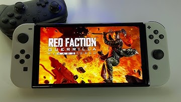 Red Faction Guerrilla Re-Mars-tered - REVIEW | Switch OLED gameplay | high quality graphics selected